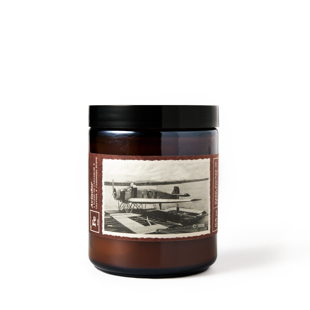 AVIADOR 6.5 oz Candle - Suede + Leather + Cardamom