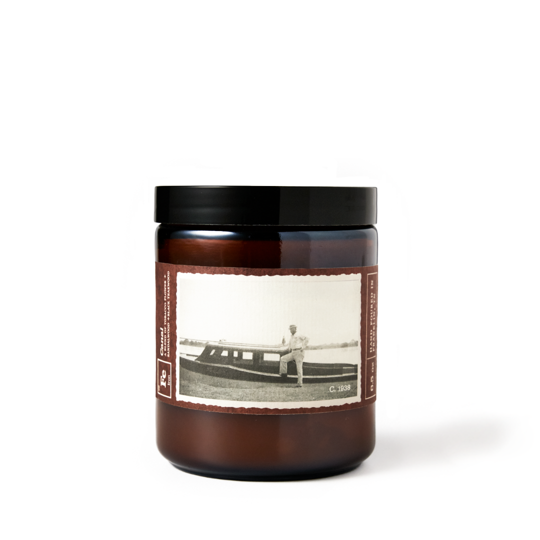 CANAL 6.5  oz Candle - Black Teakwood + Sandalwood + Tobacco Flower