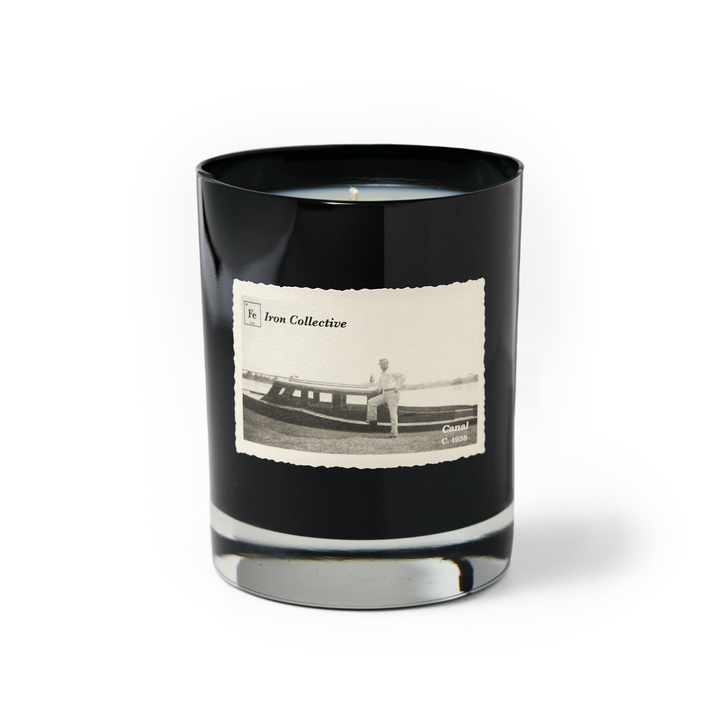 CANAL 10 oz Candle - Black Teakwood + Sandalwood + Tobacco Flower