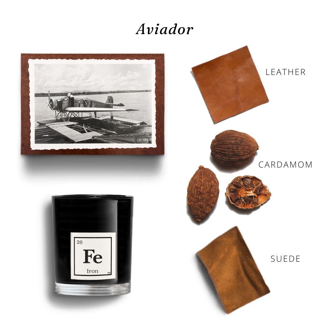 AVIADOR 10 oz Candle - Suede + Leather + Cardamom